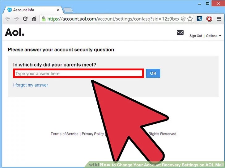 how to easy check aol mail security?