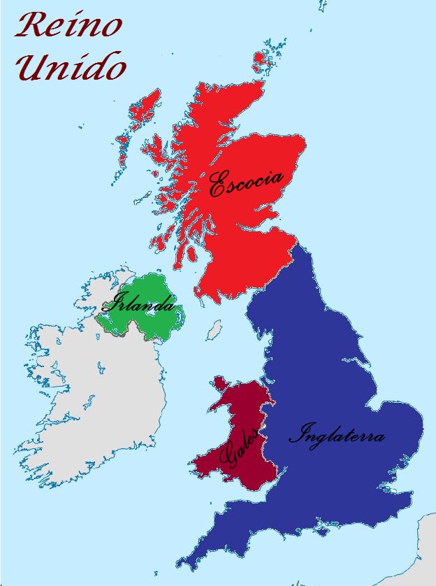 Legalis ratio: Mapa del Reino Unido