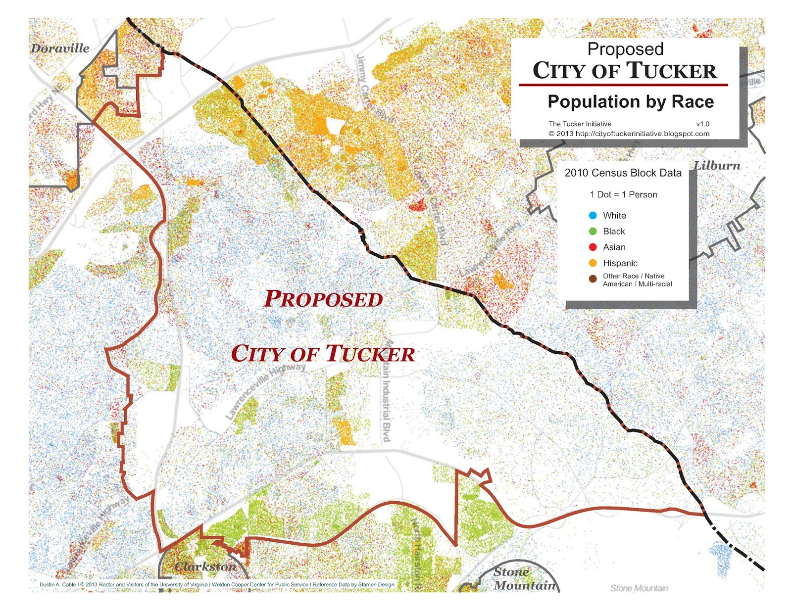 The City of Tucker Initiative Maps