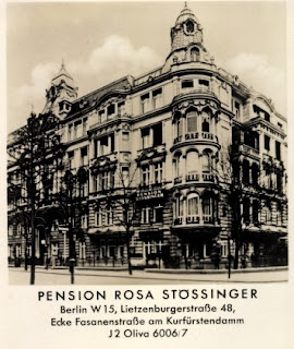 Postcard - Pension Rosa Stössinger - Berlin Postcard - Pension Rosa Stössinger - Berlin