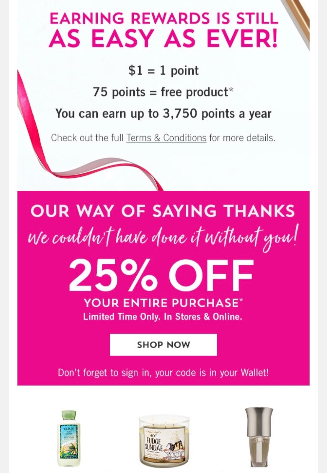 Life Inside the Page Bath & Body Works Reward App Update and Release