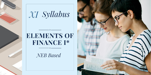 ELEMENTS OF FINANCE I Syllabus ELEMENTS OF FINANCE I Syllabus