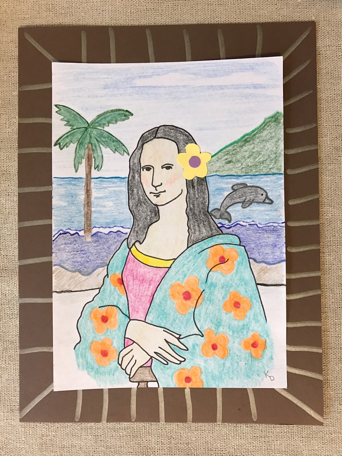 Kathy's Art Project Ideas Mona Lisa Parody Art Lesson