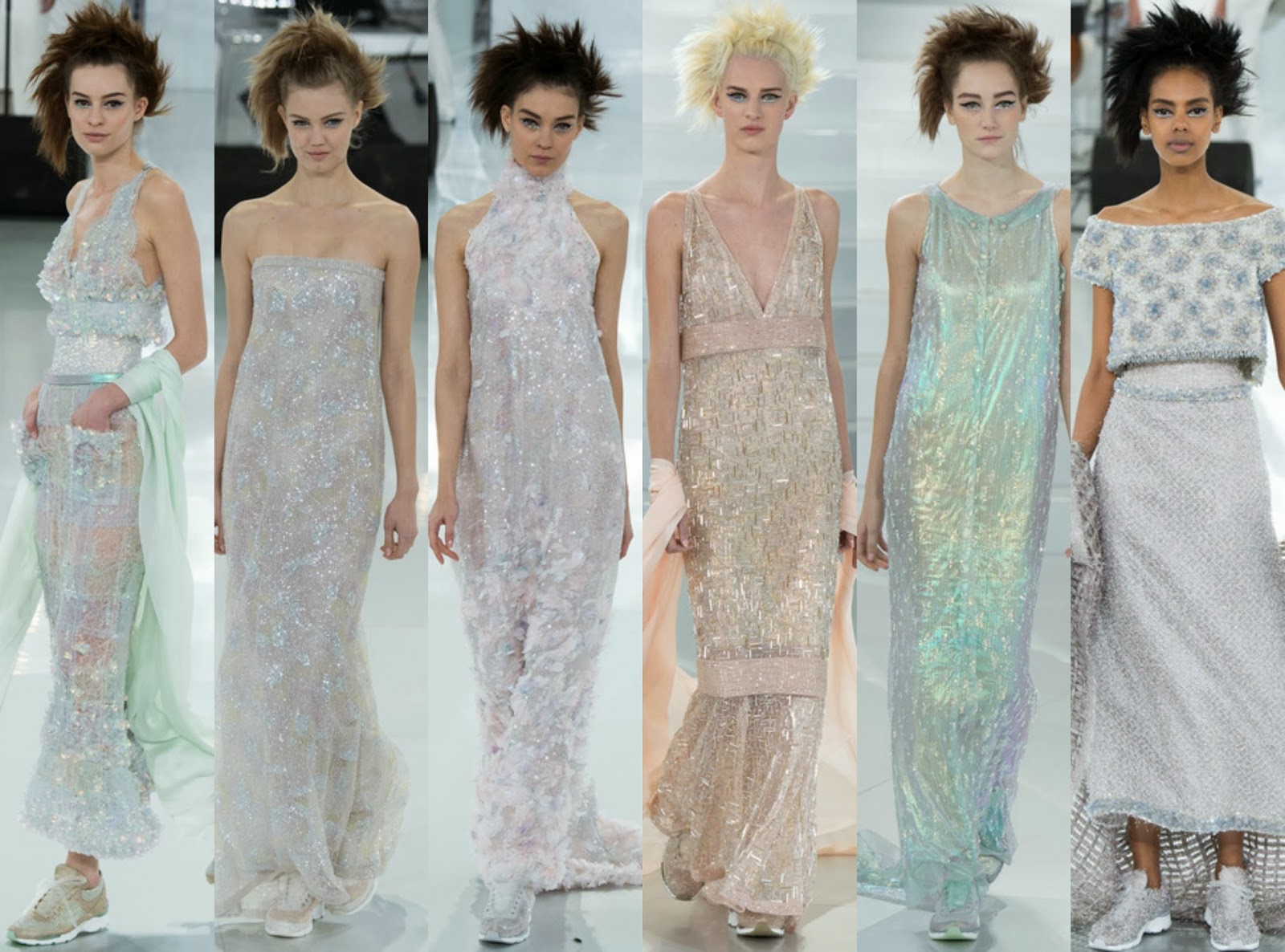 confessions of a style cookie: sporty pastels at chanel haute couture
