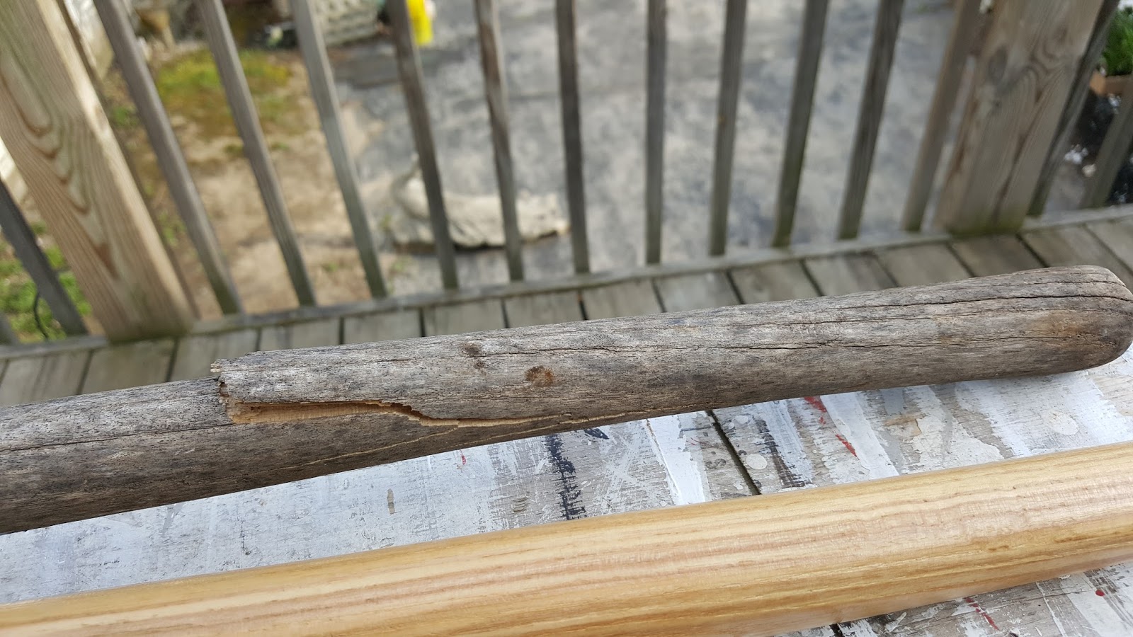 Gear Acres at Top of the Hill Replacing a Broken Shovel Handle