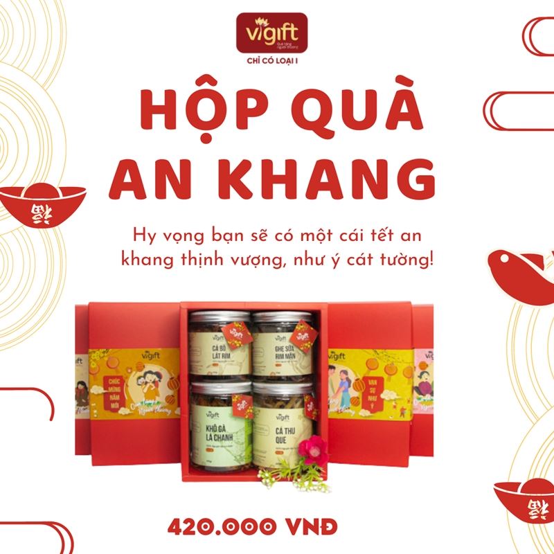 [Mặn] ViGift Hộp Quà ViGift 4 An Khang