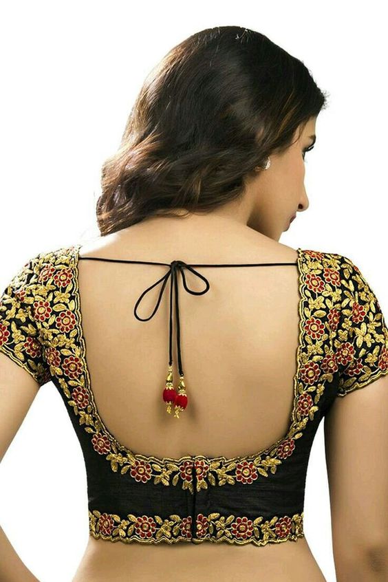 Latest blouse neck designs patterns for women