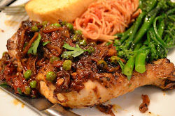 cooker cacciatore chicken pressure garnish chopped platter parsley mins pepper serve serving salt flat check