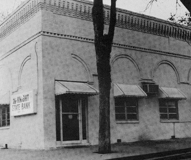 IMAGES OF OUR PAST KNIGHT STATE BANK, DEXTER, 1971