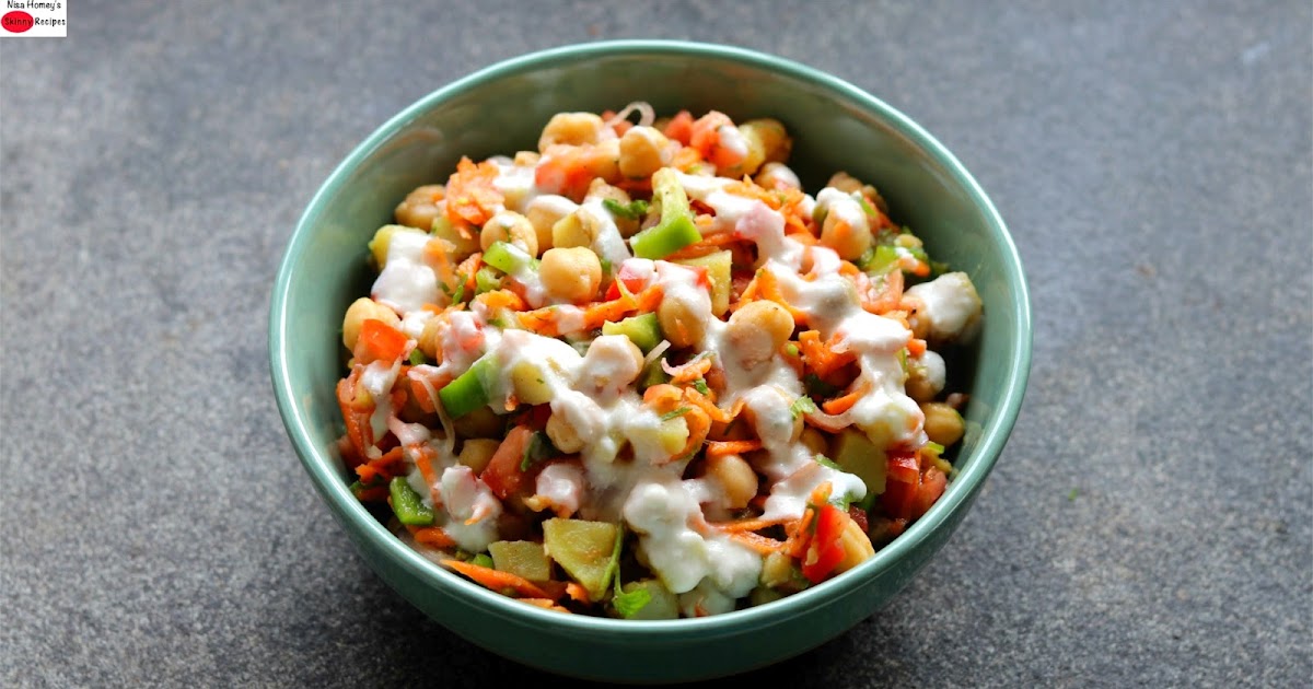 Weight Loss Salad - Channa Sweet Potato Salad Recipe