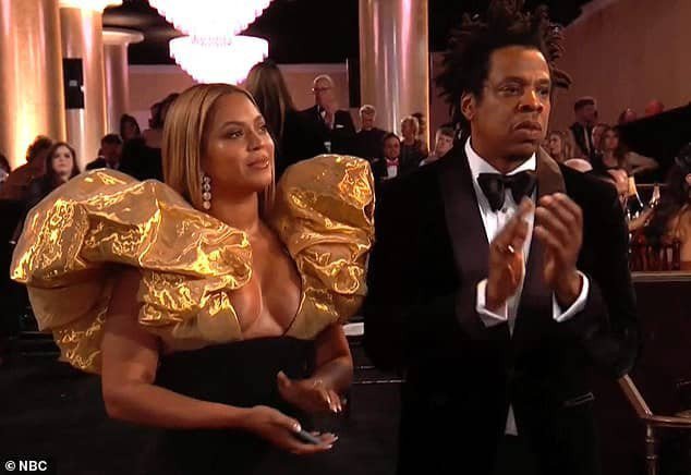 Beyonce & Jay-Z attend the Golden Globes award with their own expensive champagne (photos)