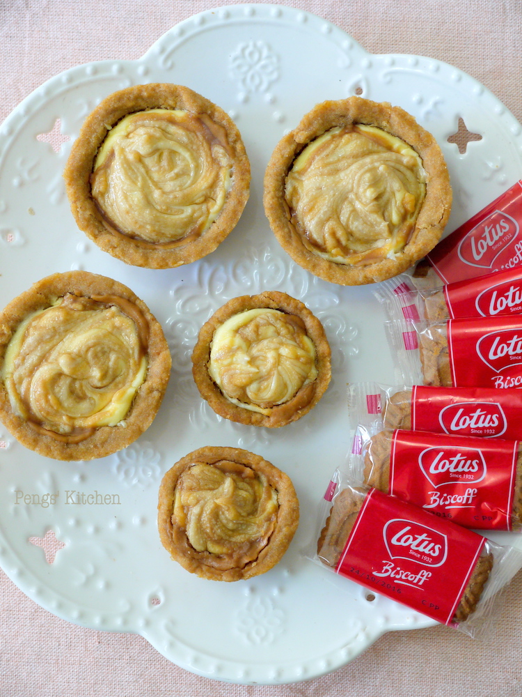 Peng's Kitchen Speculoos Cream Cheese Tarts