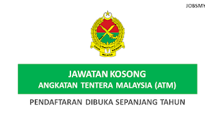 Jawatan Kosong Terkini Angkatan Tentera Malaysia Atm Askar Wataniah Kor Polis Tentera Diraja