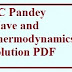 DC Pandey Physics Waves and Thermodynamics Solution PDF
