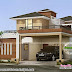 1962 sq-ft 3 BHK modern house architecture