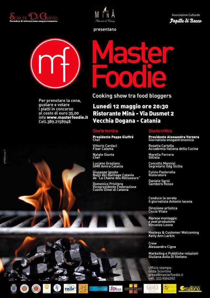 tra le 5 ci sarò anche io!! masterfoodie 2014 - catania.