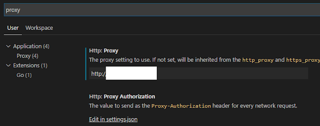 Visual Studio Code에서 proxy 설정하기
