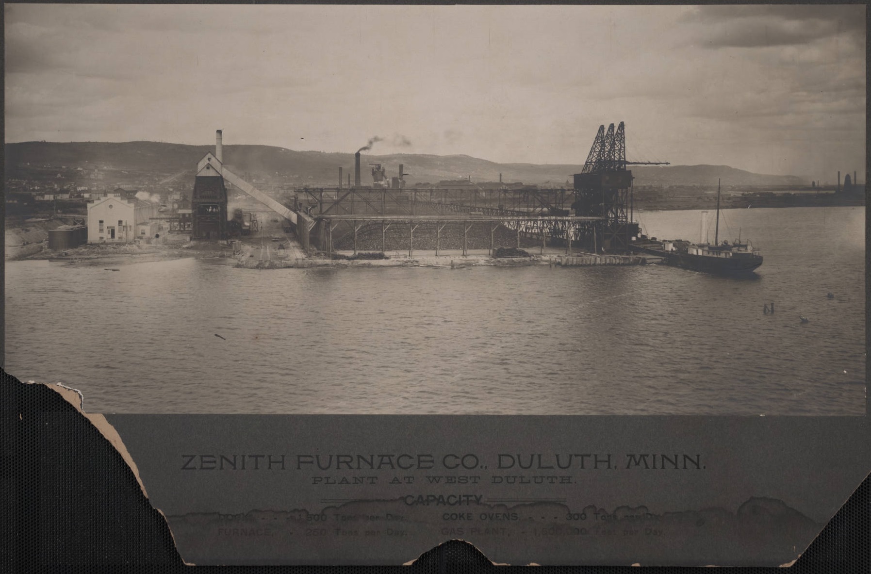 Towns and Nature Duluth, MN Interlake Iron Company/Zenith Furnace