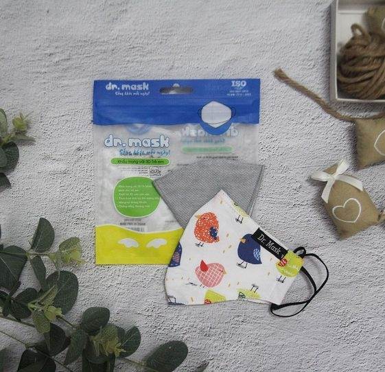 [THÙNG] KHẨU TRANG VẢI 3D TRẺ EM