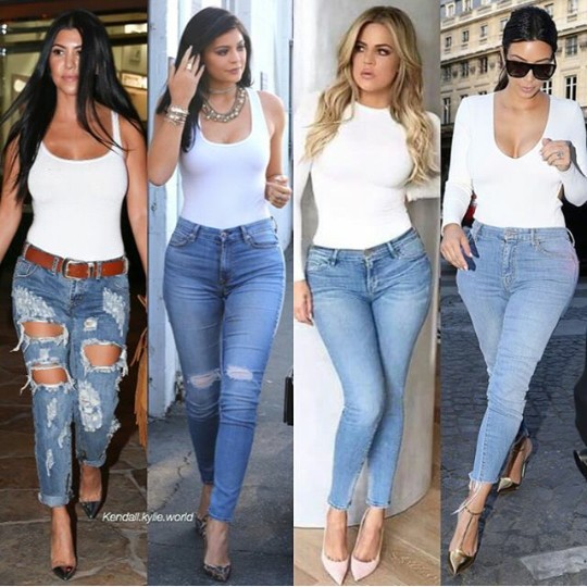 jeans e blusa branca