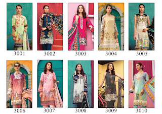 Nafisa Monsoon Vol 3 Pakistani  Cotton Dress Material Collection
