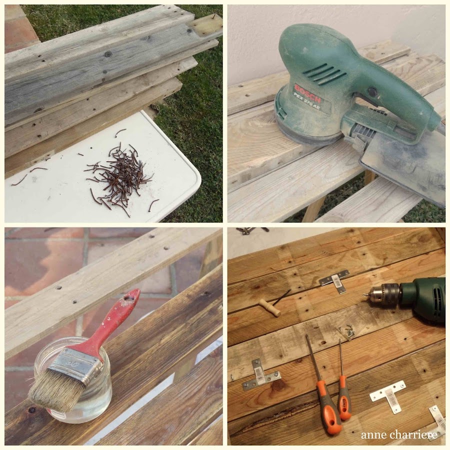 www.annecharriere.com, palets, reciclaje, cabeceros, DIY,