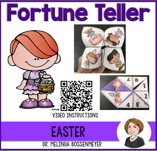 Easter Fortune Teller Peaceful Playgrounds Recess Doctor Blog