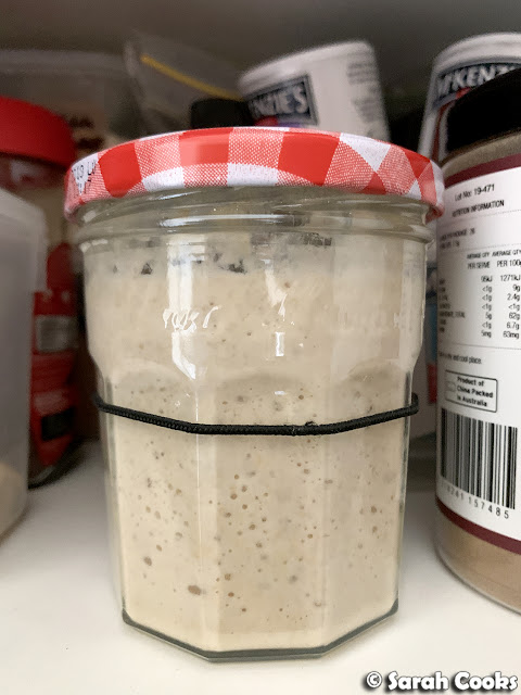 Jar of Sourdough Starter