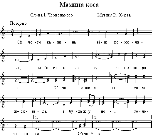 мама укр песня