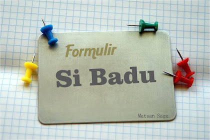 Formulir Pendataan Pengajuan Sibadu MTsN 1 Tegal