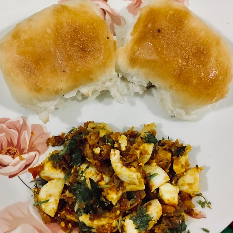 Boiled Egg Bhurji The Foodie Curls Indian Recipes