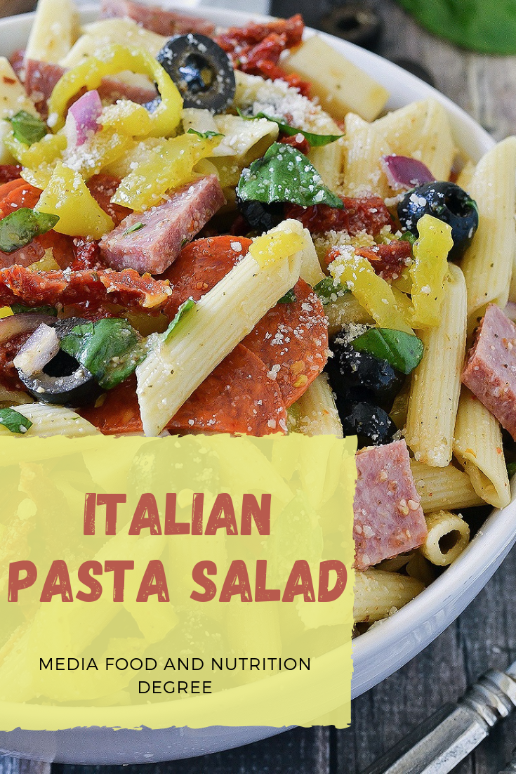 ITALIAN PASTA SALAD HEALTHYVEGAN SALAD Media Food and Nutrition Degree