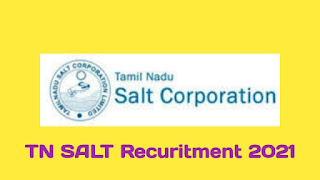 TN Salt Recruitment 2021 TN Salt Recruitment 2021