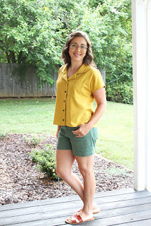 Mustard Yellow Camp Shirt // Willamette Wednesday // Sewing For Women // Hey June Willamette Shirt