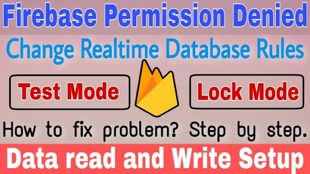 Firebase database rules for Android App