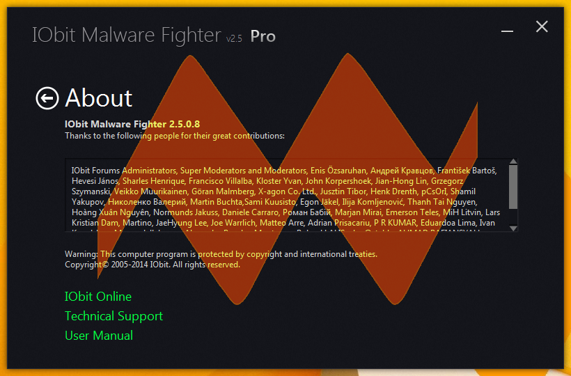 IObit Malware Fighter Pro 2.5.0 IObit Malware Fighter Pro 2.5.0
