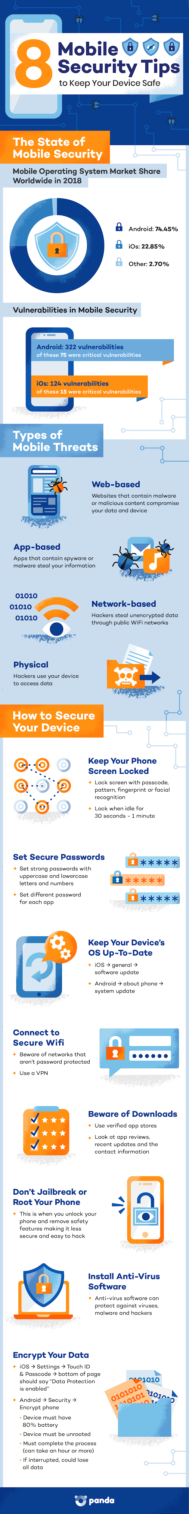8 Mobile Security Tips to Keep Your Device Safe #infographic