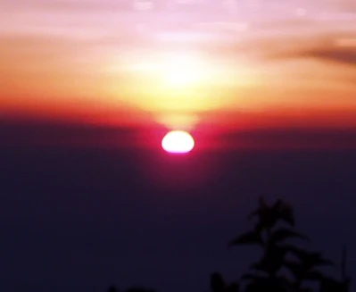Sunrise di Puncak Gunung Cikuray
