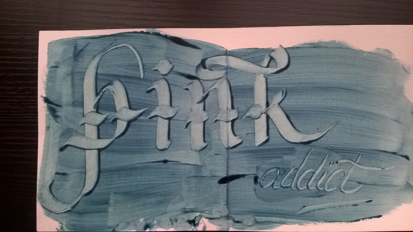 Calligraphie De Carton