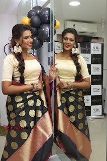 Tamil Actress Miss South India Meera Mithun Pos in Salwar Kameez at ‘ACE Salon & Spa' Launch  0021