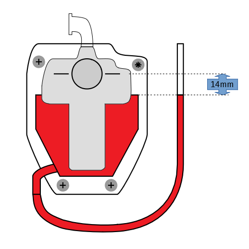 Yamaha Virago Carburetor fuel level