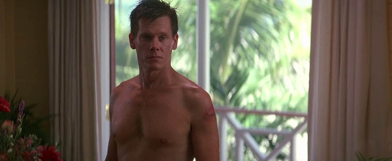 Kevin Bacon nude in Wild Things.