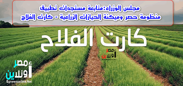 معلومات هامة عن منظومة "كارت الفلاح" الذكي..تأمين صحي ومعاش وقرض,farmers-card,