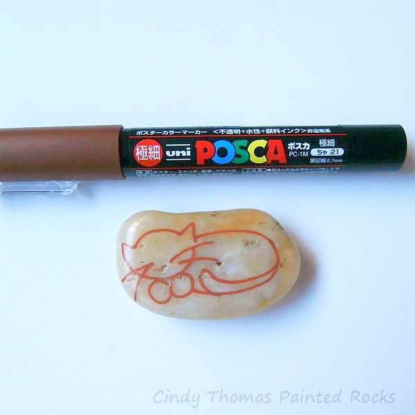 The Posca Marker Is The Perfect Pen to Use for Painting on Rocks