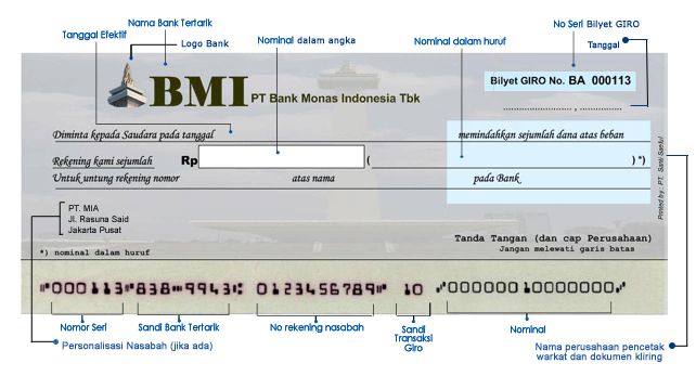 Alat Pembayaran Non Tunai Berdasarkan Kertas - Ilmu Ekonomi ID