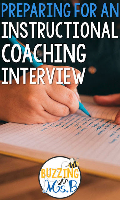 Applying for instructional coaching positions can be really stressful, especially if you're moving from classroom teacher to coach. Interviewers will usually ask about a facilitating campus-wide change, building relationships, your own instructional methods and knowledge, and a few other categories of questions. Read about tips for your coaching interview, including questions to help you be prepared! 