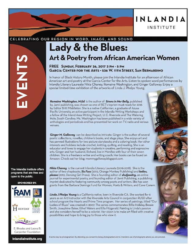 Gallery: Lady & the Blues: Art & Poetry from African American Women @ Inlandia Institute