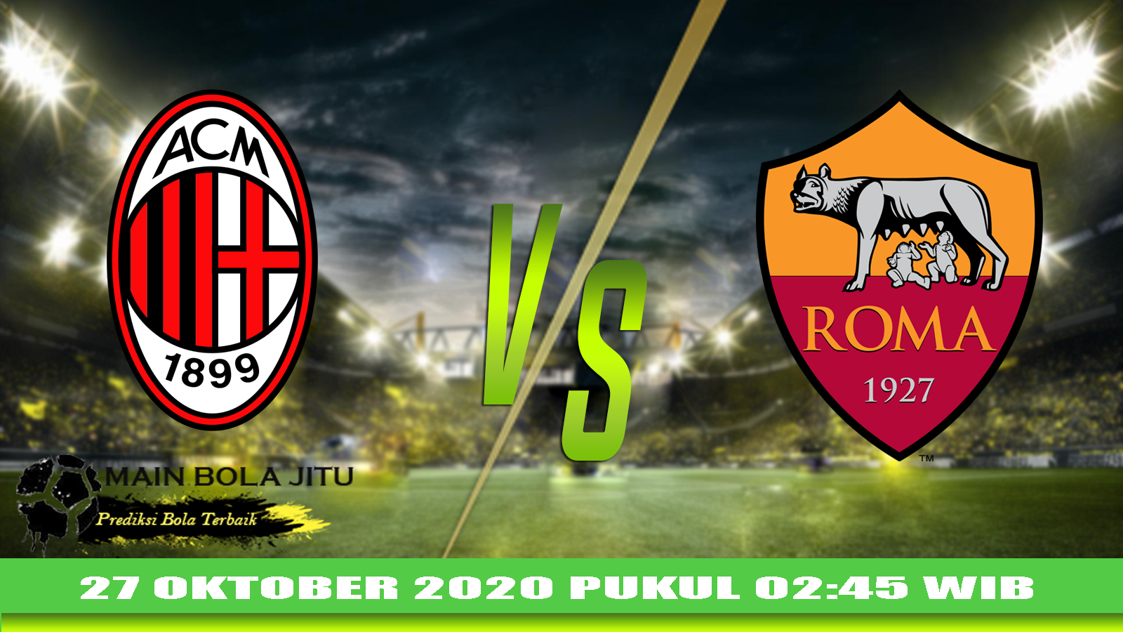 Prediksi Skor AC Milan vs AS Roma