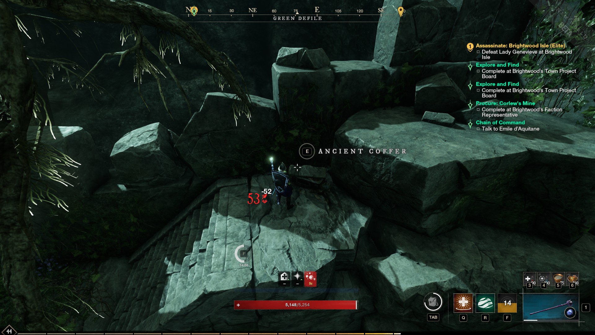 New World Green Defile chest locations