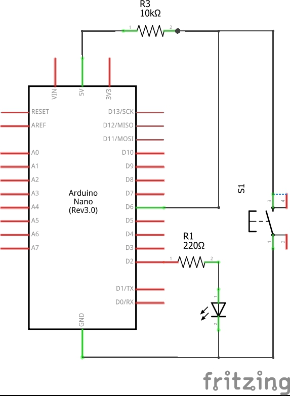 Antonio Mancuso's Blog: Pulsanti e Resistenze di Pull Up-Down con Arduino